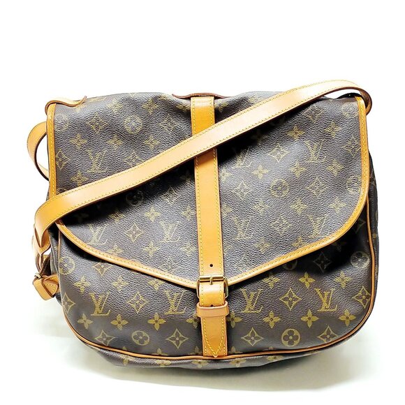 Louis Vuitton LV Crossbody bag Saumur 35 Brown Monogram 720-042525 - Picture 1 of 14